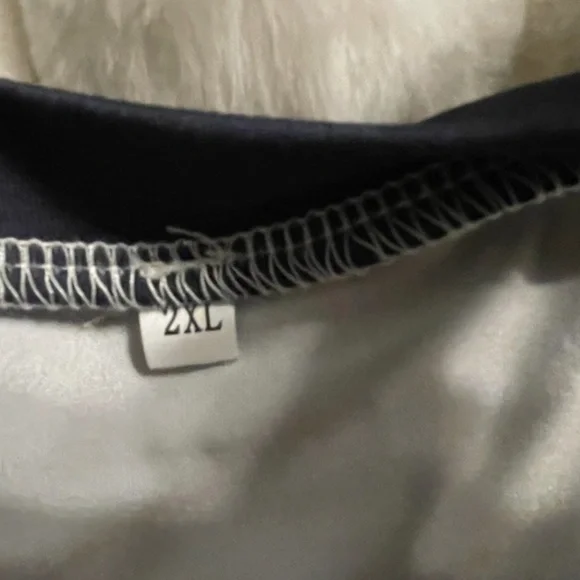 Abstract  Black and white  Dress, Plus size 2X, NWT - Picture 3 of 6